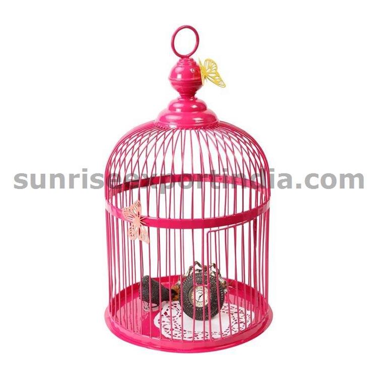 BIRD CAGE HOT PINK COLOR
