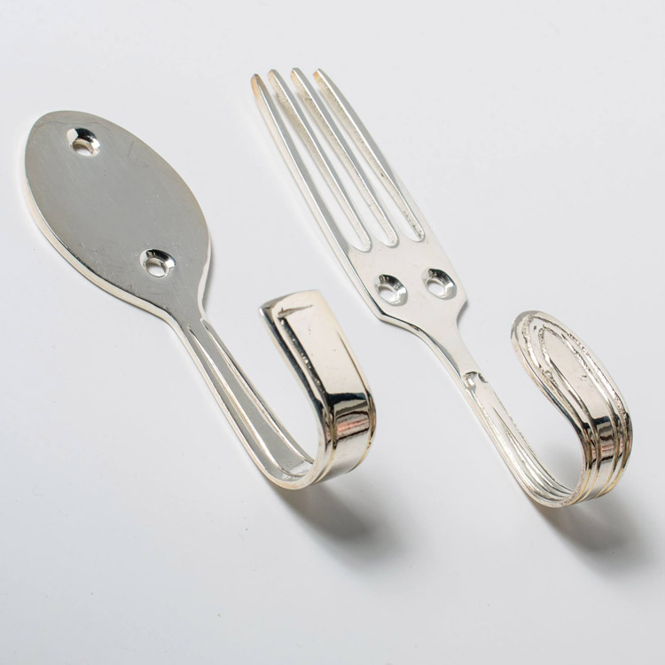FORK AND SPOON WALL HOOKS